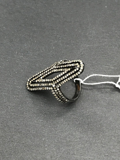 Rhombus Shape Diamond Ring