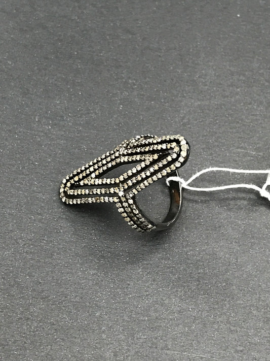 Rhombus Shape Diamond Ring