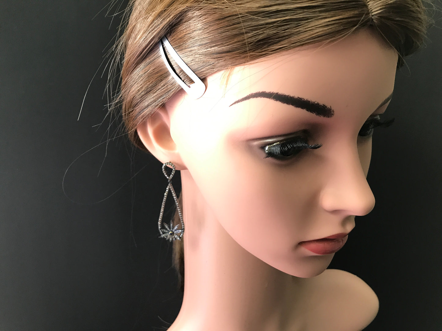 Diamond Art Deco Earrings