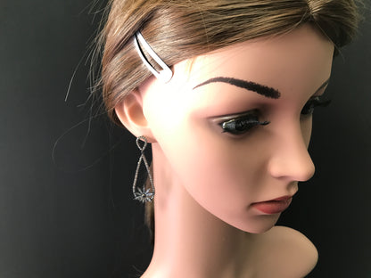 Diamond Art Deco Earrings