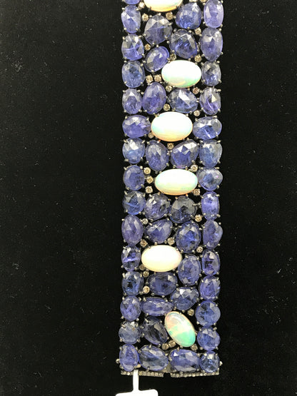 Tanzanite and Diamond Bracelet