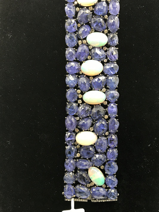 Tanzanite and Diamond Bracelet