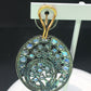 MOONSTONE AND DIAMOND EARRING