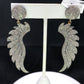 Angel Wing Diamond Earrings,