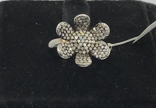 Flower Shape Diamond Ring