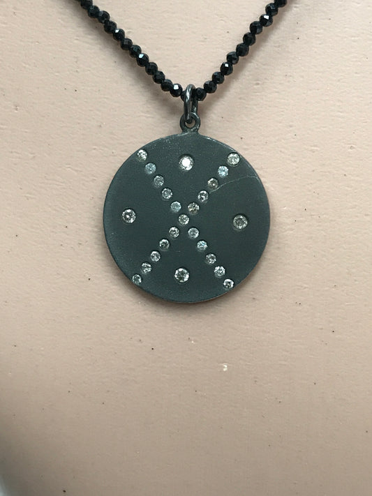Circle Diamond Pendant