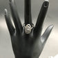 Pave Diamond Ring .925 Oxidized Sterling Silver Diamond Ring, Genuine handmade pave diamond Ring Size Approx 0.84"(11 x 21 MM)
