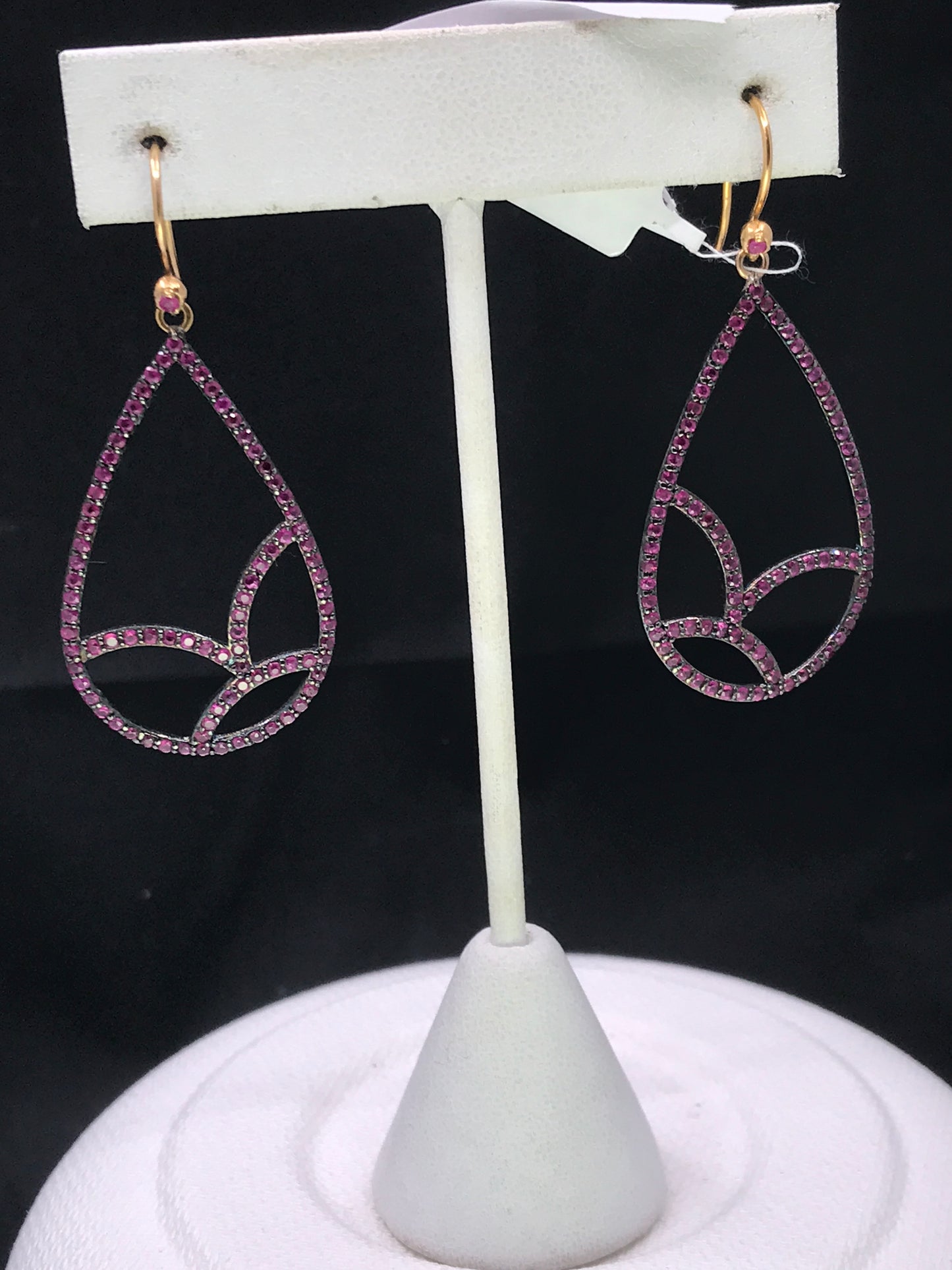 Drop Filigree Sterling Silver Earrings