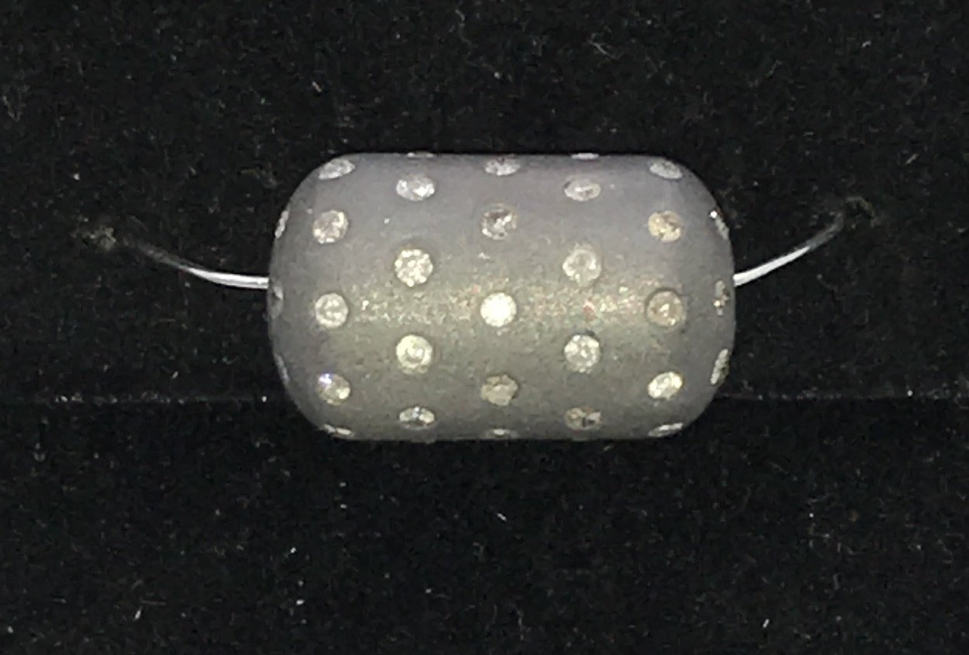 Tube Shape Pave Diamond Beads