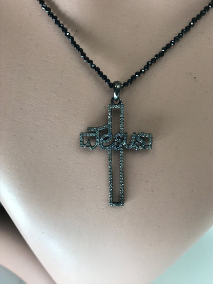 Jesus Cross Diamond Pendant