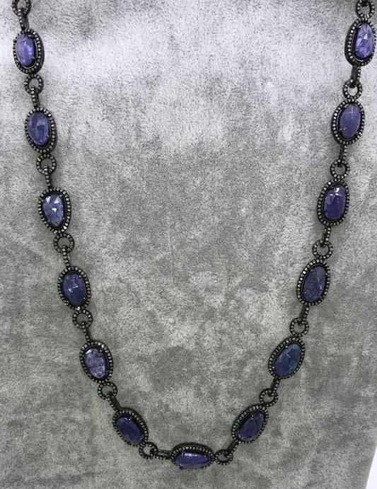Tanzanite and Diamond Necklace