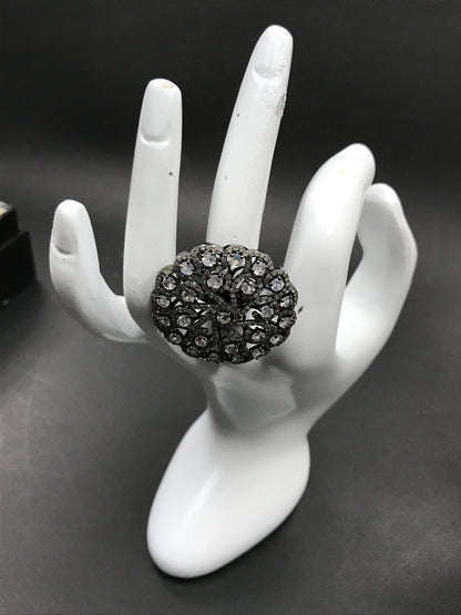 Daimond and Silver Rainbow Moonstone Rings