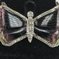 Tourmaline Carving Butterfly with diamond pendant