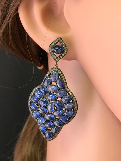Diamond Silver Earring