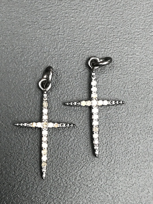 Cross Diamond Charm
