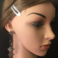 Diamond and Silver Multi Tourmaline Black Rhodium Finish Earring