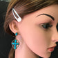 Diamond and Turquoise Earring