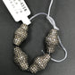 Fancy Shape Silver Pave Diamond Beads