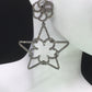 Star Diamond Earring .925 Oxidized Sterling Silver Diamond Earring, Genuine handmade pave diamond Earring Size 2.40"(39 x 60 MM )