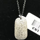 Pave Diamond Charm .925 Oxidized Sterling Silver Diamond Charms, Genuine handmade pave diamond Charm Size 16 x 24 MM