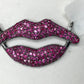 Lips Sapphire and Ruby Charm