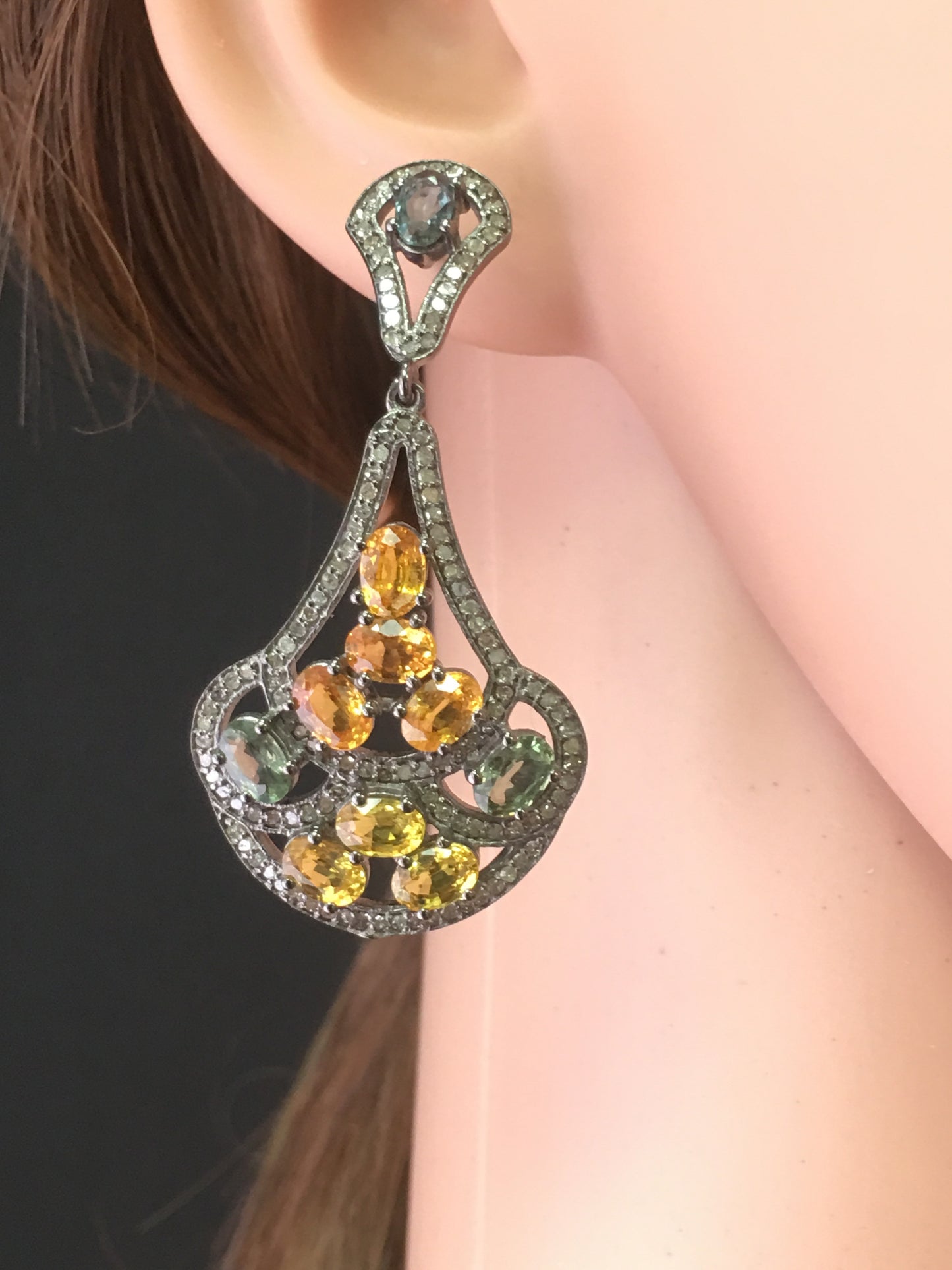 Diamond Earrings,