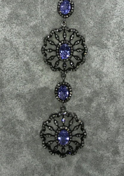 Tanzanite and diamond Necklace
