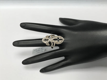 14k Solid Gold Diamond Rings. Genuine handmade pave diamond Rings. Approx Size (32 x 20 mm)