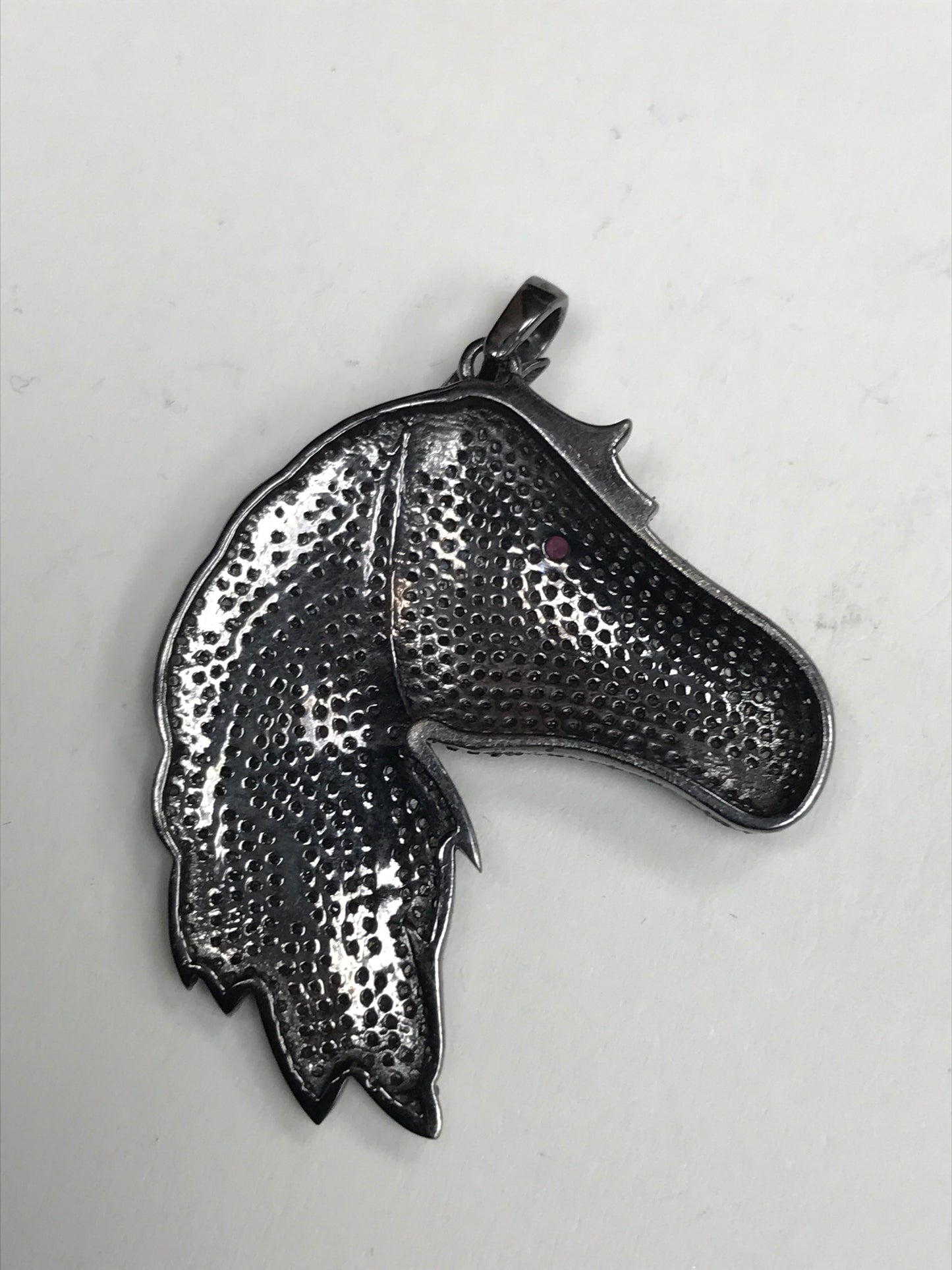 Horse Head Diamond Pendant
