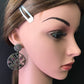 Diamond and Multi Tourmaline Silver Earrings