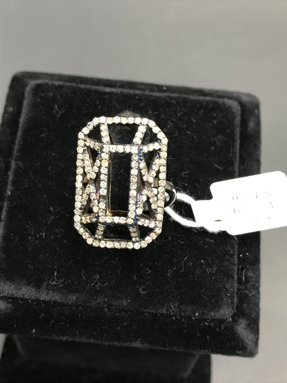 Rectangle Shape Diamond Ring