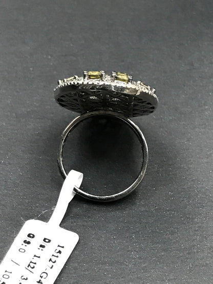 DIAMOND AND MULTI TOURMALINE RINGS