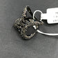Pave Diamond Ring .925 Oxidized Sterling Silver Diamond Ring, Genuine handmade pave diamond Ring Size Approx 0.88"(21 x 22 MM)