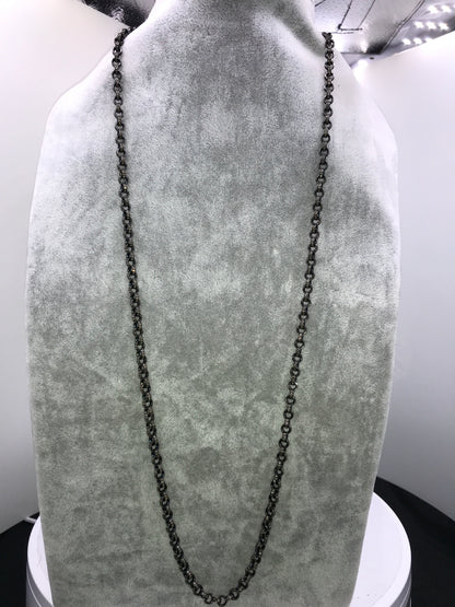 Link Chain Diamond Necklace