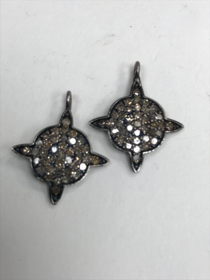 Pave Diamond Charm