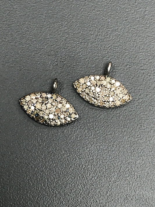 Pave Diamond Charm