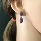 Small double oval Earring