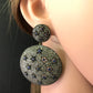 Blue Sapphire and Diamond Earrings