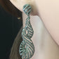 Twisted Shape Diamond Earring