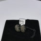 Silver and Diamond Pave  PAVE BEADS