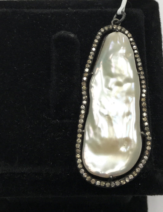 Pearl and Diamond Pendant