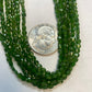 Green Tourmaline Natural Coin Facetted, Coin Facetted, Beads
