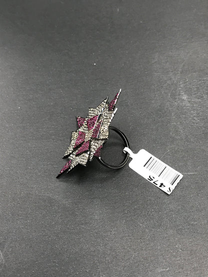 Diamond and Ruby Designer Ring