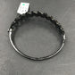 Diamond and Silver Black Rhodium Finish Bracelets