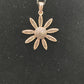 Dlower Spike Leaves Diamond Pendants & Charms