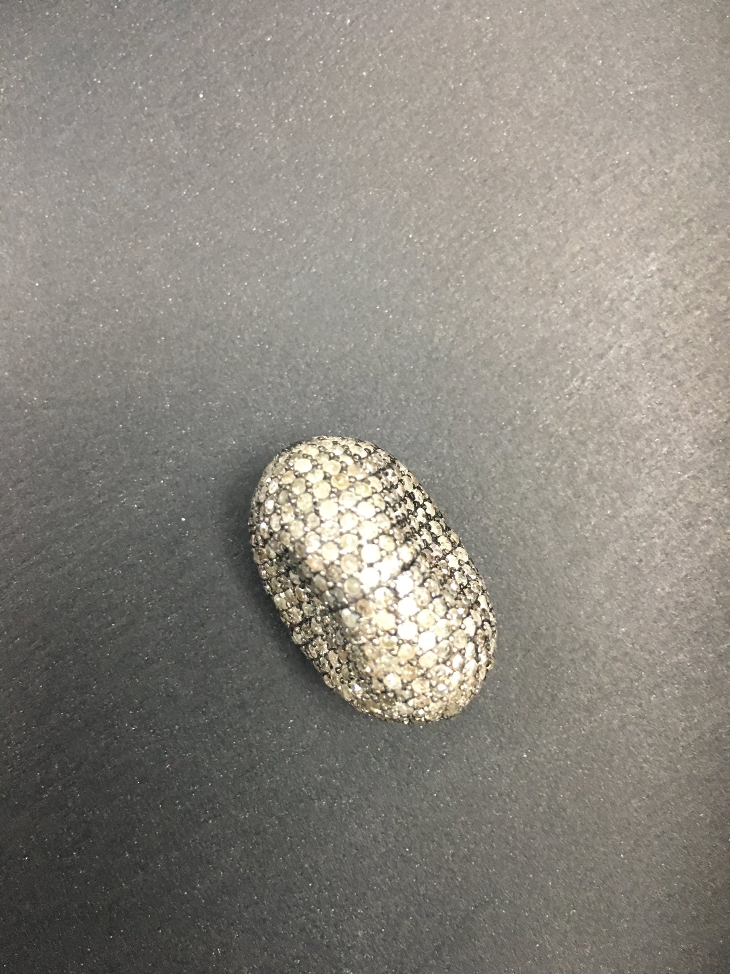 Nugget Shape Pave Diamond Beads