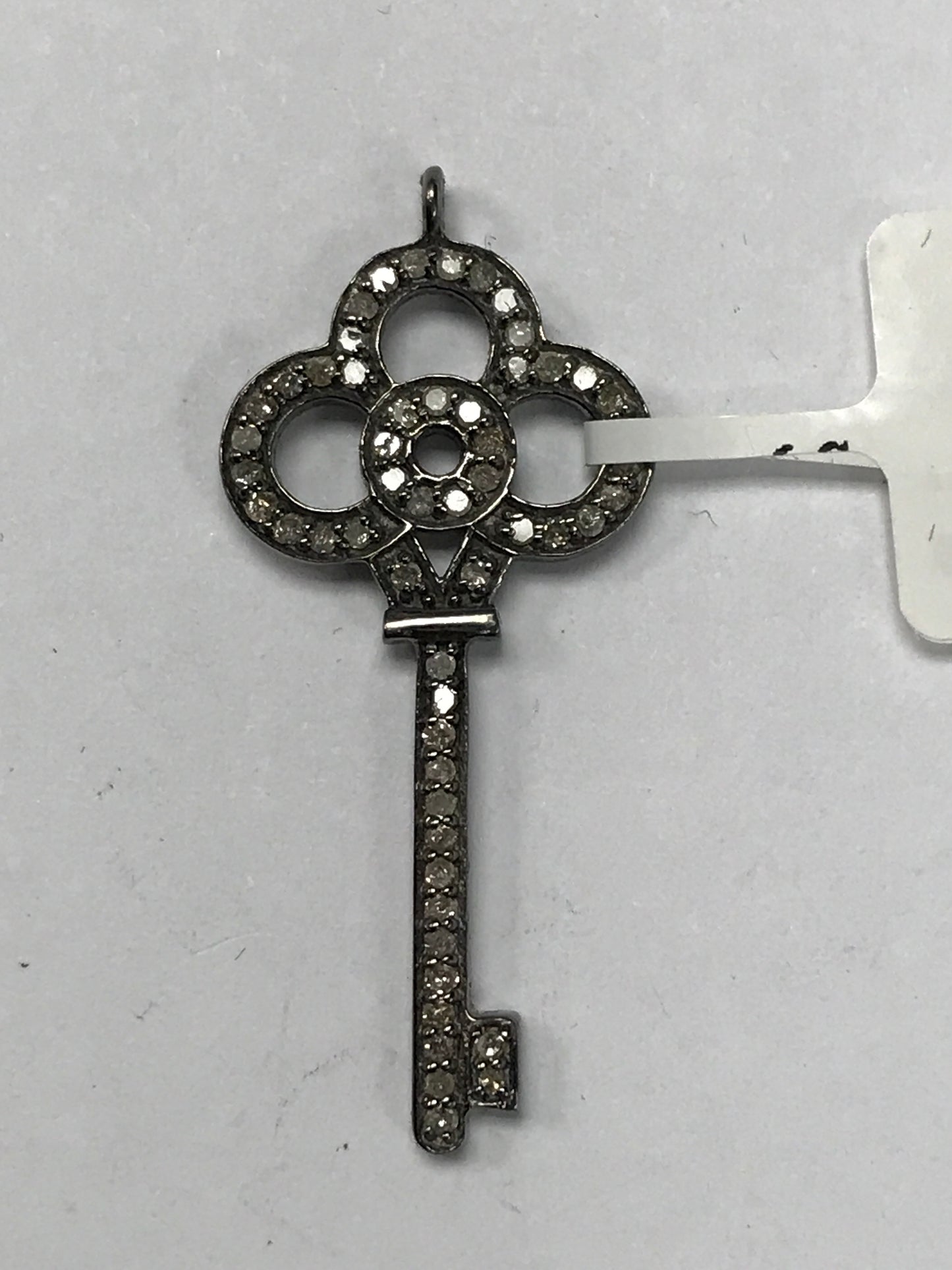 Key Shape Diamond Pendants & Charms
