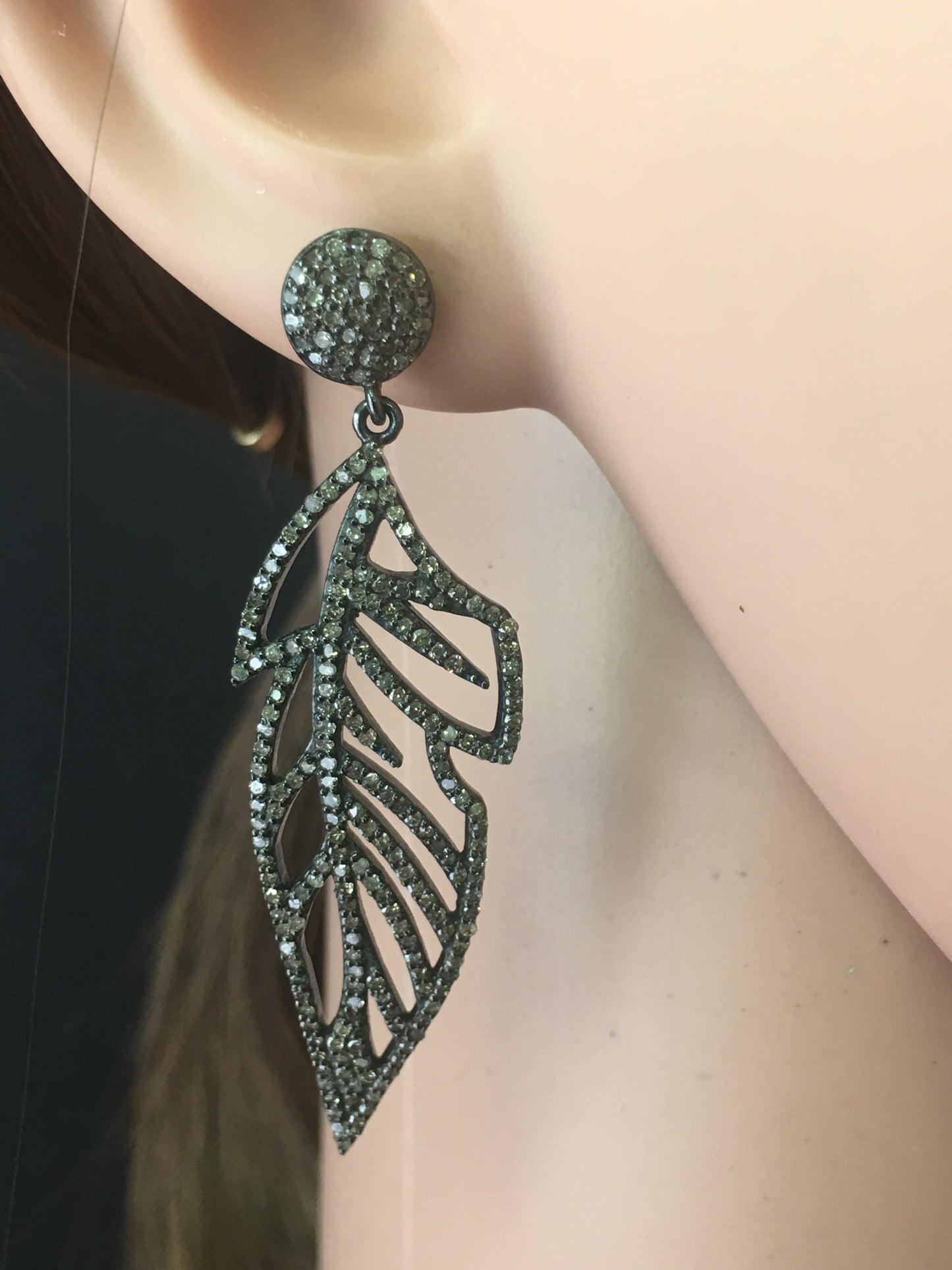 Leaf Diamond Earring