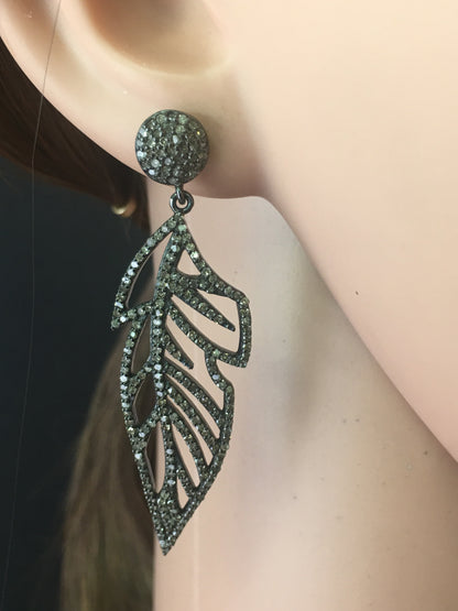 Leaf Diamond Earring