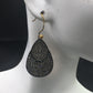 Flat Drop Shape Diamond Earrings